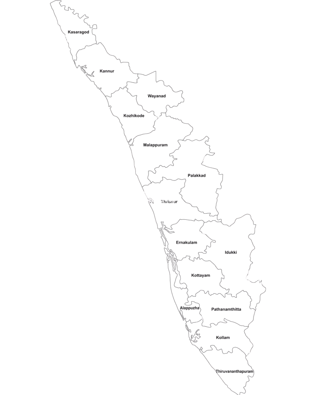 Kerala Map